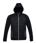 Biz Collection Casual Wear Black/Silver Grey / XL BIZ COLLECTION Men’s Stealth Tech Hoodie J515M