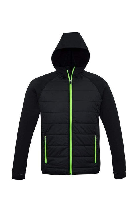 Biz Collection Casual Wear Black/Lime / S Biz Collection Men’s Stealth Tech Hoodie J515m