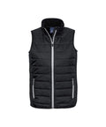 Biz Collection Casual Wear Black/Silver Grey / S Biz Collection Men’s Stealth Tech Vest J616m