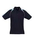 Biz Collection Casual Wear Navy/Spring Blue/White / S Biz Collection Men’s Triton Polo P225MS