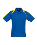 Biz Collection Casual Wear Royal/Gold/White / S Biz Collection Men’s Triton Polo P225MS