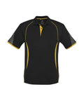 Biz Collection Casual Wear Black/Gold / 4 Biz Collection Razor Kids Polo P405KS