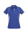 Biz Collection Casual Wear 8 / Royal/White Biz Collection Razor Ladies Polo P405LS