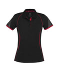 Biz Collection Casual Wear 8 / Black/Red Biz Collection Razor Ladies Polo P405LS