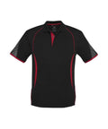 Biz Collection Casual Wear S / Black/Red Biz Collection Razor Mens Polo Shirt Biz Cool™ P405MS