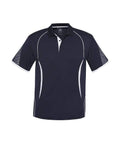 Biz Collection Casual Wear S / Navy/White Biz Collection Razor Mens Polo Shirt Biz Cool™ P405MS