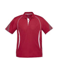 Biz Collection Casual Wear S / Red/White Biz Collection Razor Mens Polo Shirt Biz Cool™ P405MS