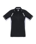 Biz Collection Casual Wear Black/White/Silver / 4 Biz Collection Renegade Kids Polo P700KS