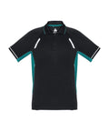 Biz Collection Casual Wear Black/Teal/Silver / 4 Biz Collection Renegade Kids Polo P700KS