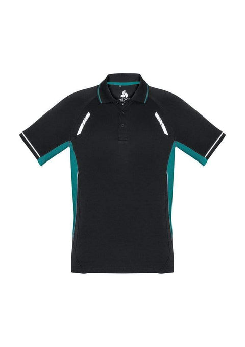 Biz Collection Casual Wear Black/Teal/Silver / 4 Biz Collection Renegade Kids Polo P700KS