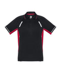 Biz Collection Casual Wear Black/Red/Silver / 4 Biz Collection Renegade Kids Polo P700KS