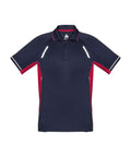 Biz Collection Casual Wear Navy/Red/Silver / 4 Biz Collection Renegade Kids Polo P700KS