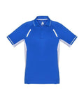 Biz Collection Casual Wear Royal/White/Silver / 4 Biz Collection Renegade Kids Polo P700KS