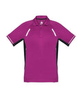 Biz Collection Casual Wear S / Magenta/Black/Silver Biz Collection Renegade Mens Polo P700MS