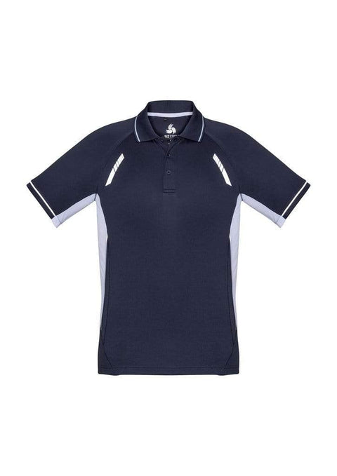 Biz Collection Casual Wear S / Navy/White/Silver Biz Collection Renegade Mens Polo P700MS