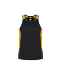 Biz Collection Casual Wear Black/Gold/Silver / XS Biz Collection Renegade Mens Singlet SG702M