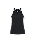 Biz Collection Casual Wear Black/White/Silver / XS Biz Collection Renegade Mens Singlet SG702M