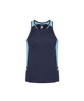 Biz Collection Casual Wear Navy/Sky/Silver / XS Biz Collection Renegade Mens Singlet SG702M