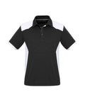 Biz Collection Casual Wear S / Black/White Biz Collection Rival Mens Polo P705MS