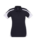 Biz Collection Casual Wear 8 / Black/White Biz Collection Talon Ladies Polo P401LS