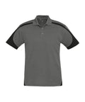 Biz Collection Casual Wear S / Ash/Black Biz Collection Talon Mens Polo P401MS