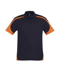 Biz Collection Casual Wear S / Navy/Orange Biz Collection Talon Mens Polo P401MS