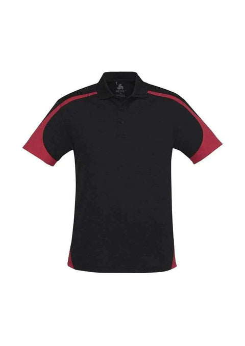 Biz Collection Casual Wear S / Black/Red Biz Collection Talon Mens Polo P401MS