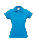 Biz Collection Casual Wear Cyan/Silver Grey / 6 Biz Collection Women’s Blade Polo P303LS