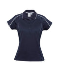 Biz Collection Casual Wear Navy/White / 6 Biz Collection Women’s Blade Polo P303LS