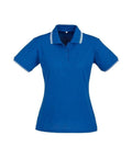 Biz Collection Casual Wear Royal/White/White / 8 Biz Collection Women’s Cambridge Polo P227LS