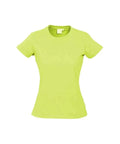 Biz Collection Casual Wear Fluoro Yellow/Lime / 6 Biz Collection Women’s Ice Tee T10022