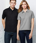 Biz Collection Women’s Micro Waffle Polo P3325 Casual Wear Biz Collection   