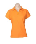 Biz Collection Casual Wear Orange / 6 Biz Collection Women’s Neon Polo P2125