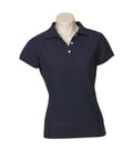 Biz Collection Casual Wear Navy / 6 Biz Collection Women’s Neon Polo P2125