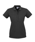 Biz Collection Casual Wear Graphite Black / 8 Biz Collection Women’s Shadow Polo P501LS