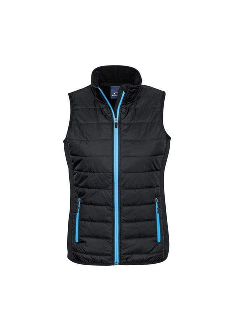 Biz Collection Casual Wear Black/Cyan / XS Biz Collection Women’s Stealth Tech Vest J616l