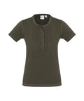 Biz Collection Casual Wear Olive / 6 Biz Collection Women’s Vintage Tee T811L