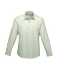 Biz Collection Corporate Wear Green / S Biz Collection Men’s Ambassador Long Sleeve Shirt S29510