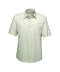 Biz Collection Corporate Wear Green / S Biz Collection Men’s Ambassador Short Sleeve Shirt S251ms