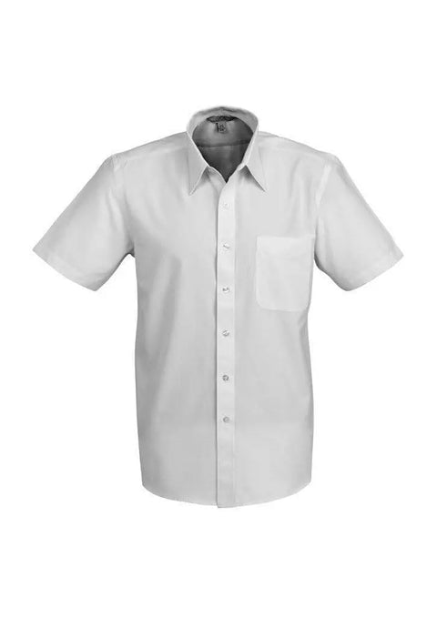 Biz Collection Corporate Wear Silver Grey / S Biz Collection Men’s Ambassador Short Sleeve Shirt S251ms