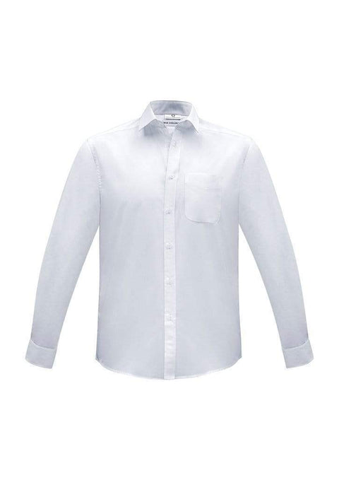 Biz Collection Corporate Wear White / XS Biz Collection Men’s Euro Long Sleeve Shirt S812ML