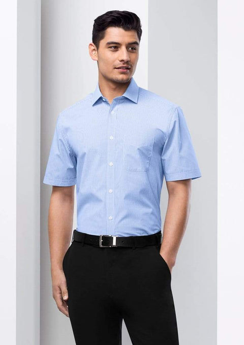 Biz Collection Corporate Wear Biz Collection Men’s Euro Short Sleeve Shirt S812MS