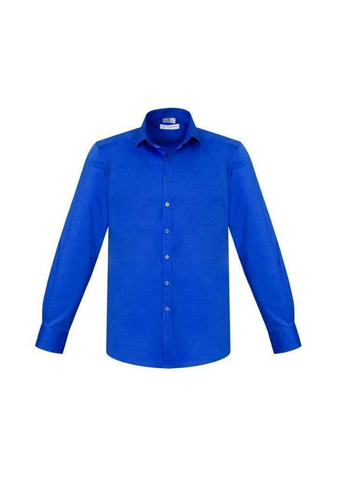 Biz Collection Corporate Wear Electric Blue / XS Biz Collection Men’s Monaco Long Sleeve Shirt S770ml