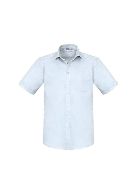 Biz Collection Corporate Wear White / XS Biz Collection Men’s Monaco Short Sleeve Shirt S770ms