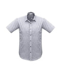 Biz Collection Corporate Wear Silver / XS Biz Collection Men’s Trend Short Sleeve Shirt S622ms