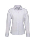Biz Collection Corporate Wear Silver Grey / 6 Biz Collection Women’s Ambassador Long Sleeve Shirt S29520