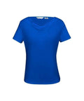 Biz Collection Corporate Wear Electric Blue / 6 Biz Collection Women’s Ava Drape Knit Top K625ls
