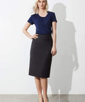 Biz Collection Corporate Wear Biz Collection Women’s Classic Below Knee Skirt Bs29323