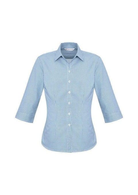 Biz Collection Corporate Wear Blue / 6 Biz Collection Women’s Ellison 3/4 Sleeve Shirt S716lt