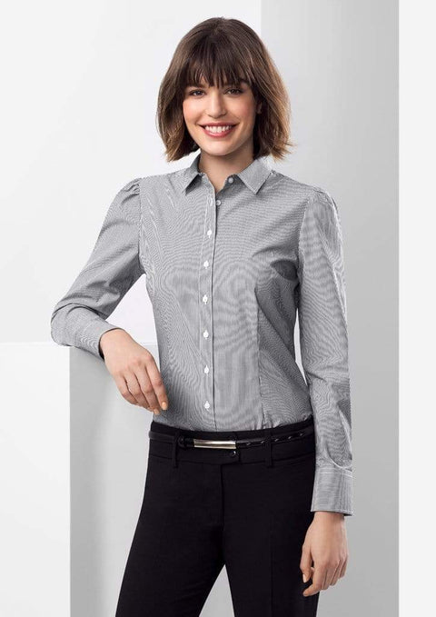 Biz Collection Corporate Wear Biz Collection Women’s Euro Long Sleeve Shirt S812LL